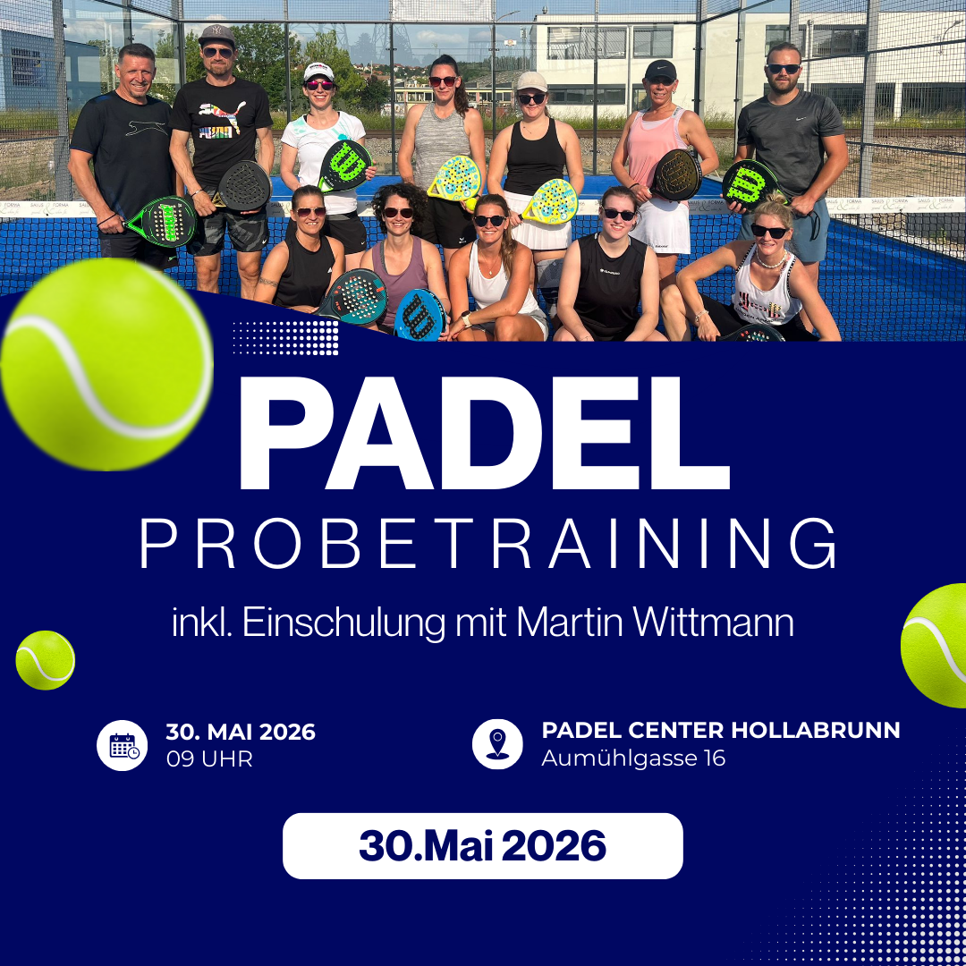 Padel Probetraining mit Martin Wittmann