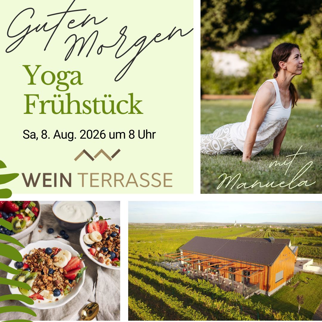 Yoga & Frühstück in den Weingärten am 8.8.2026